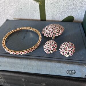 Vintage Kramer Floral Set